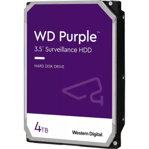 Жесткий диск HDD SATA WD 4TB Western Digital Purple 5400rpm 256MB (WD42PURZ)